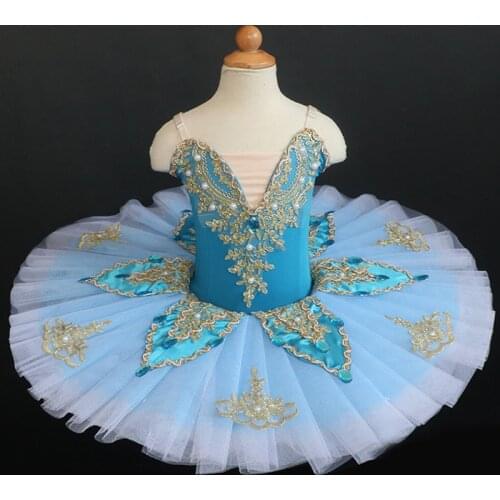 Pink blue Professional Ballet Tutu Gymnastic Dancing Dress Adult Swan Lake Costume Ballet Leotards For Women Kid Ballet Dress