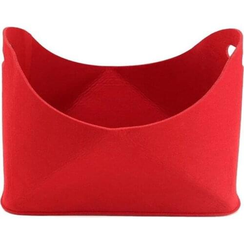 Simple felt storage basket dirty clothes felt preparation basket debris storage basket childrens toy storage basket