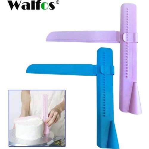 WALFOS Adjustable Fondant Spatulas Kitchen Turning Sugar Leveling Device Cake Cream Decorating DIY Tools Kitchen Accessories