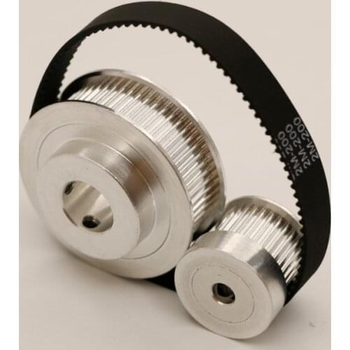 GT2 60 teeth 30 teeth Timing Belt PulleyReduction 2:1/1:2 3D printer accessories belt width 10mm Bore 10&5mm