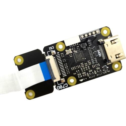 Standard HDMI-Compatible To CSI-2 Adapter Board Input Up To 1080p60fps For Rasperry Pi 4B 3B 3B+ Zero W