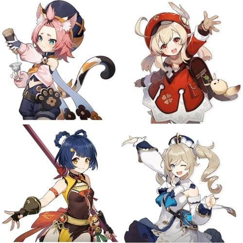 Three Ratels CA32 Genshi Impact game pvc sticker for car bike motorcycle laptop wall sticker for gabinete gamer