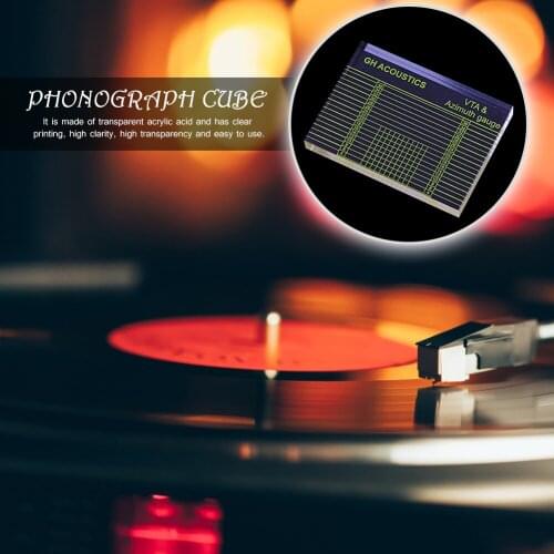 VTA Cartridge Azimuth Alignment Ruler Lightweight Portable Music Elements for Vinyl Record Player Turntable Phono