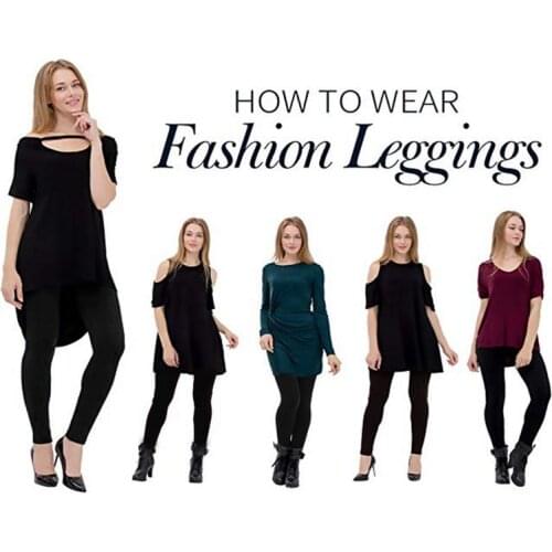 2019 Women Fashion Slim Leggings Large SizeCasual Black Solid Color High Waist Elastic Feet Nine Pant Leggings Hot Sale