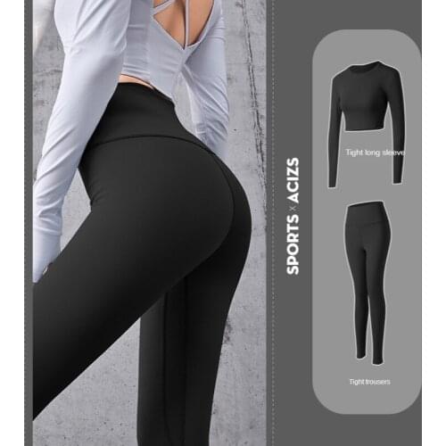 6color Womens Yoga Tracksuit Full Length Leggings For Fitness Yoga Sports Tights Woman Gym Clothing Comfortable And Formfitting