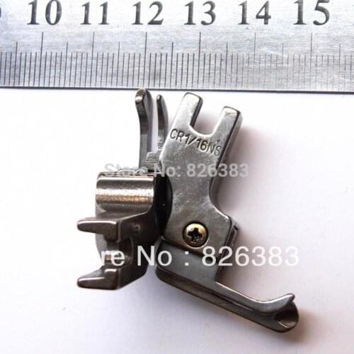 1 piece JUKI DDL-5550, 8300 ,8700, 555 ,227 6 FULL STEEL COMPENSATING ZIPPER PRESSER FEET FOOT NO.CR 1/16NS