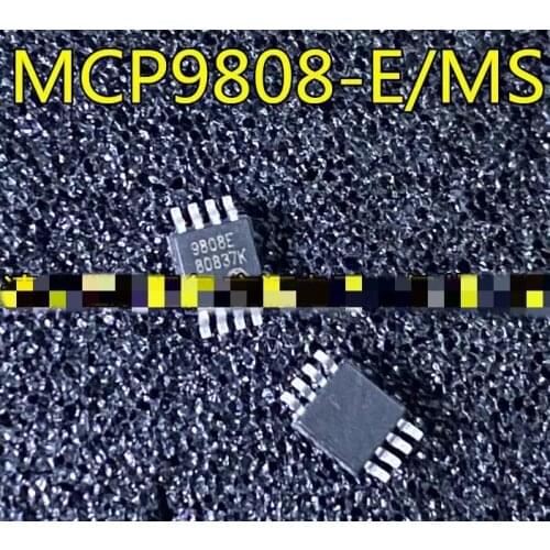 50PCS/MCP9808-E/MS MCP9808-E MCP9808 9808E 9809 MSOP-8 NEW