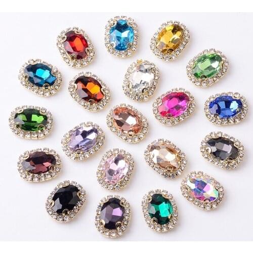 10 Pieces Multicolor Vintage Metal Rhinestone Buttons Handmade Crafts DIY Jewelry Accessories