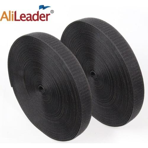 25 Meters/Roll Black White Sew on Adhesive Hook and Loop Tape Fastening Strong Self Velcroing Strap Couture Shoe Accessories