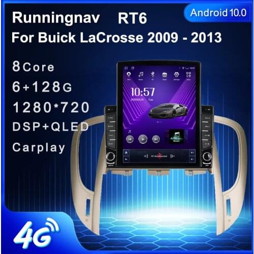 9.7" Android 10.1 For Buick LaCrosse 2009 - 2013 Tesla Type Car Radio Multimedia Video Player Navigation GPS RDS