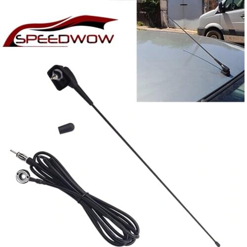SPEEDWOW Car Auto Roof Radio Antenna Roof Radio FM Antenna Amplifier Booster For Peugeot 106 205 206 306 307 309 405 406 806 807
