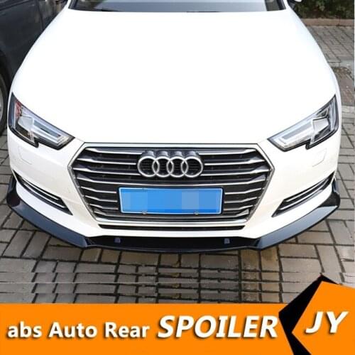 For Audi A4 ABS Rear Bumper Diffuser Protector For 2016-2018 Audi A4 Body kit bumper rear Front shovel lip rear spoiler