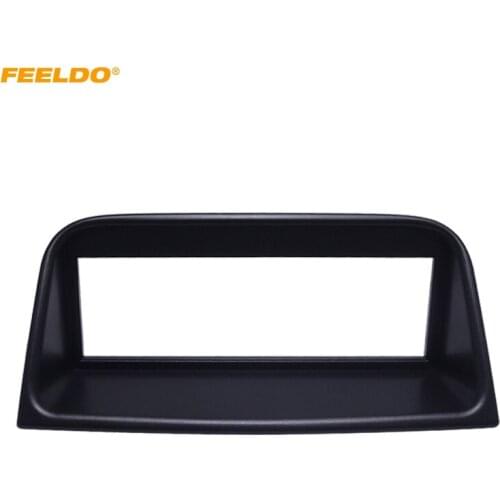 FEELDO Car 1DIN Stereo CD Radio Fascia Frame for Peugeot 406 Plate Face Panel Dashboard Installation Trim Kit #HQ5192