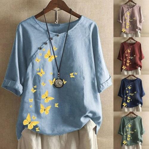 Cotton Summer Women T Shirt S-5XL Plus Size Cute Cats Print Short Sleeve Ladies Basic Tees Top Casual O-Neck Female Woman TShirt