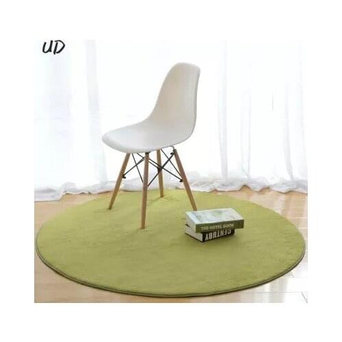 Coral Fleece Soft Round Carpet Non-Slip Water absorption Floor Rug Yoga Mat For Bedroom Parlor Living Room Home Supplies 4 Size