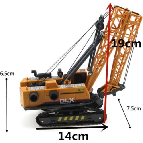 Crane Toy Construction Vehicle 1:50 Diecast Engineering Toys Truck Tractor High Simulation Boys Machine Model Toys For C