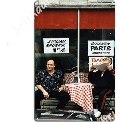 Tony And Paulie Metal Signs Wall pub create Home Plaques Tin sign Posters