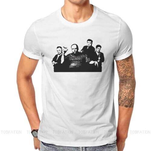 Black Newest TShirts The Sopranos Male Harajuku Fabric Streetwear T Shirt Round Neck Big Size