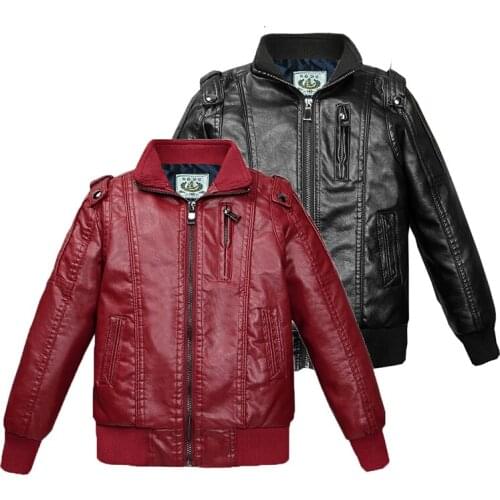 2021 New Fashion Children Outwear Jackets Zipper Vertical Collar Velvet Jacket for The Boy Winter Windbreaker for The Boy Coat