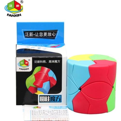 Newest Fanxin Barrel Redi Cube Magic Puzzle Cylinder Type Stickerless 3x3 early childhood educational cubo magico adult toy gift