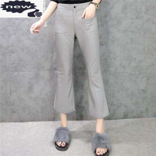 2021 New Arrival Fashion Women Wide Leg Female Trousers Loose Fit Pantalones Anchos De La Pierna Palazzo Pants Multi Color