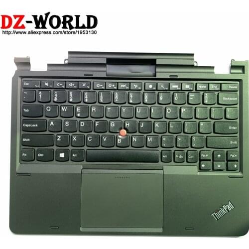 New Original Palmrest Upper Case With Lithuania Keyboard Touchpad for Lenovo Thinkpad Helix 1st TYPE 34XX Laptop