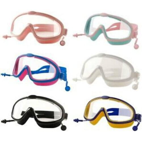 Swim Goggles for Kids Anti-Fog UV Protection Clear Wide Vision Swim Glasses Professional Waterproof Swim Eyewear