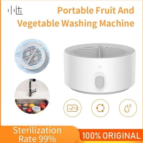 Xiaomi Xiaoda Portable Fruit Vegetable Washing Machine IPX7 Waterproof Rechargable Purifier Powerful Removal Of Residues
