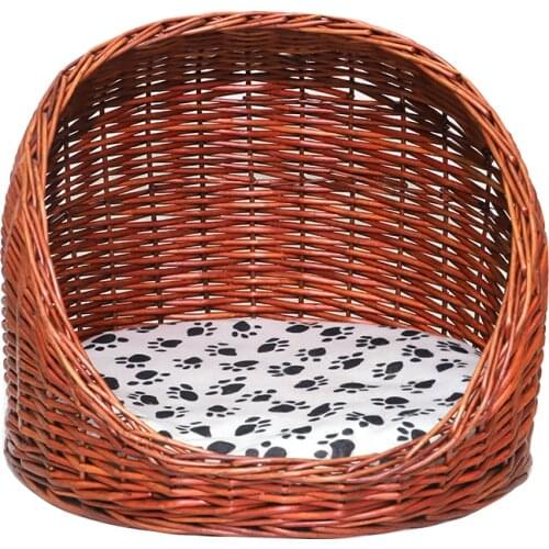 Rattan Cat Litter Net Red Summer Kennel Whale House Villa Small Four Seasons Universal Removable Washable