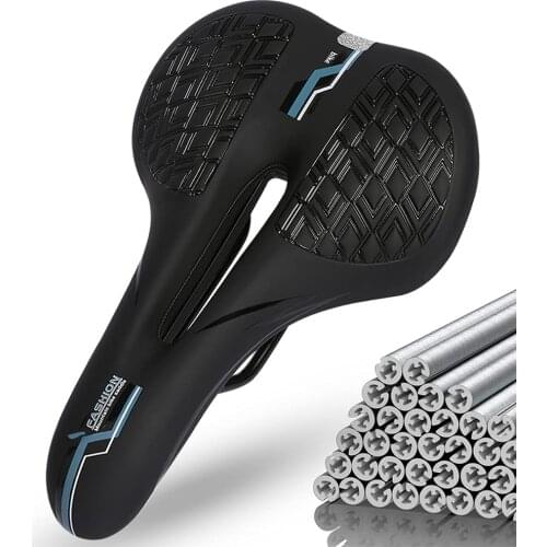 Hollow Breathable Bicycle Saddle Outdoor Ultralight Mountain Road Bike Cushion Comfortable Soft Shock Absorption Cycling Seat