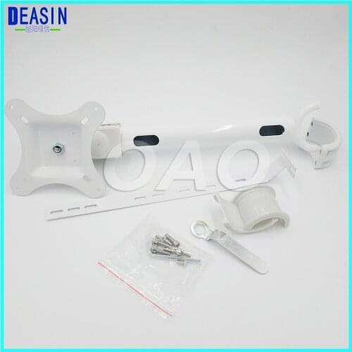 2018 High Quality 45mm Dental Metal Unit Post Mounted LCD Monitor Intraoral Camera Mount Arm