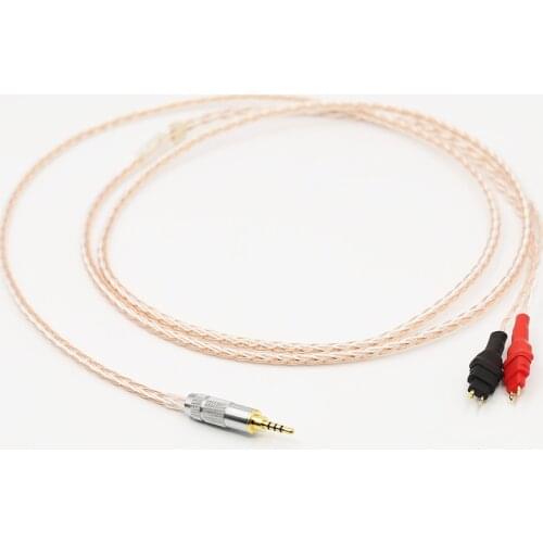 Hight Quality 2.5mm TRRS BALANCED Cable For HD660s HD650 HD600 Silver & Copper Twisted headphone upgraded cable