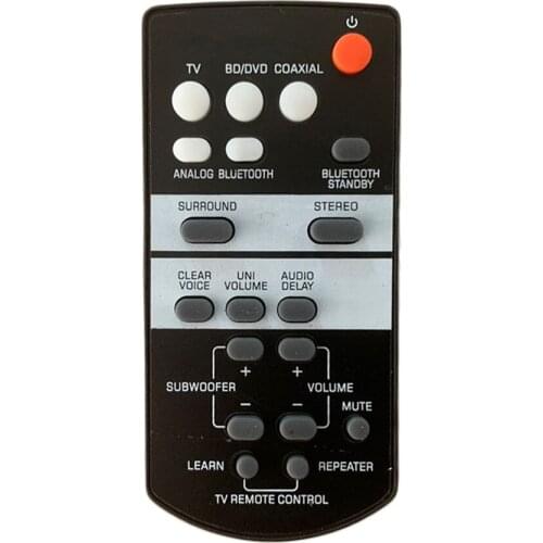 New Remote Control Replacement For Yamaha FSR66 FSR71 ZJ78750 YAS-103 ATS-1030 Soundbar System
