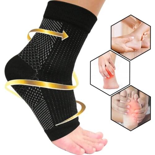 1 Pair Compression Foot Ankle Angel Sleeve Plantar Fasciitis Anti Fatigue Men Women Ankle Socks Ankle Brace Support Sport