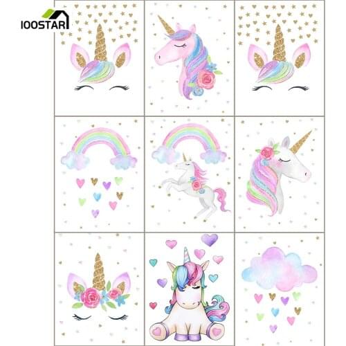 5d DIY Diamond Painting For Girl Diamond Embroidery Cartoon Unicorn Full Diamond Cartoon Animal Baby Girl Room Decor Hot Sal