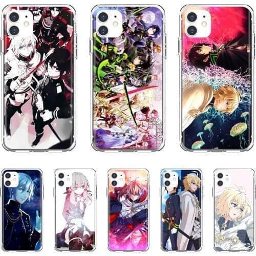 Anime-Owari-no-Mikaela-Seraph-of-the-End For Huawei P30 P40 P20 P7 P8 P9 P10 Lite Plus Pro 2015 2016 2017 Mini Soft Cover Bag
