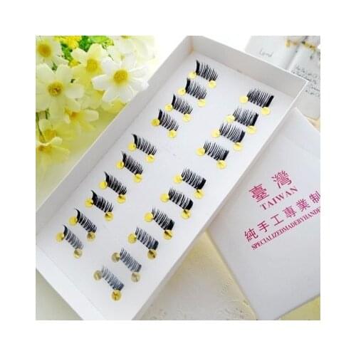 Free shipping 10 pairs/lot thick False Eyelashes HALF Eyelash Lashes Voluminous Makeup Hihg quality Fake eyelashes free shipping