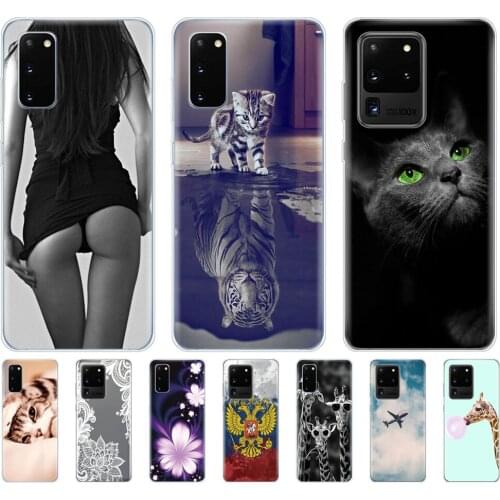 For Samsung S20 Case Silicon TPU Cover For Samsung S20 PLUS Phone Case For Samsung Galaxy S20 Ultra S20+ bumper shockproof