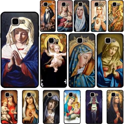 YNDFCNB Virgin Mary Phone Case for Samsung A6 A7 A8 A10 A20 A21 A30 A30s A31 A40 A50 A51 A52 A70 A71