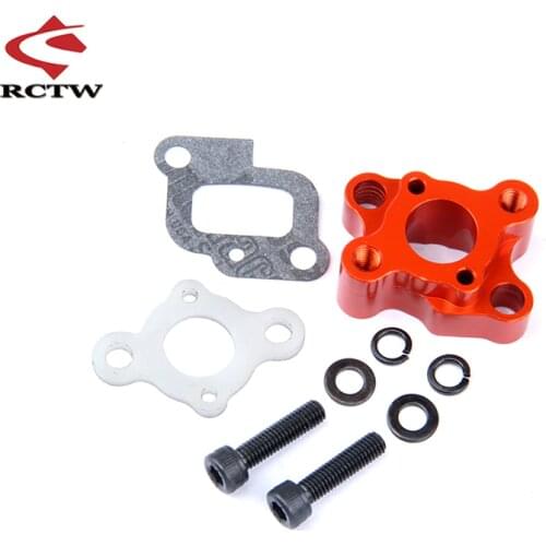 CNC Intake Manifold Set FOR 23-30.5CC Gas Engine Zenoah CY for HPI Baja 5b 5t 5sc Losi 5ive T Rovan King Motor Rc Car Parts