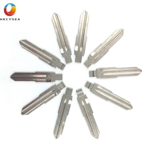 HKCYSEA 10 pcs/lot Metal Blank Uncut Flip KD Remote Key Blade Type #47 for Changan CX20 Original