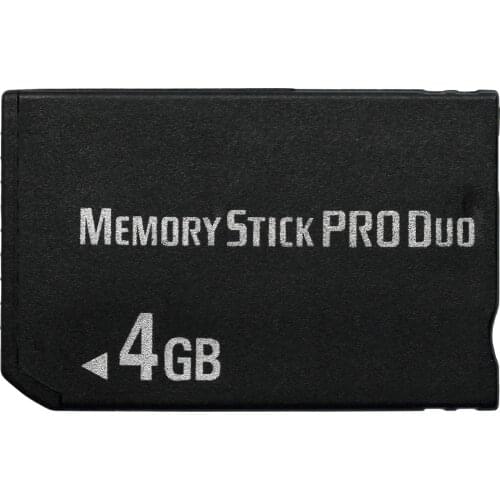 OSTENT 4GB MS Memory Stick Pro Duo Card Storage for Sony PSP 1000/2000/3000 Game Console