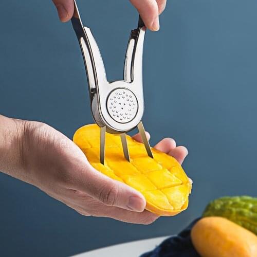 Kitchen Accessories Tools Kiwis Mango Cutter Machine Stainless Steel Fruit Flesh Separator Peeler для кухни для удобства кухня