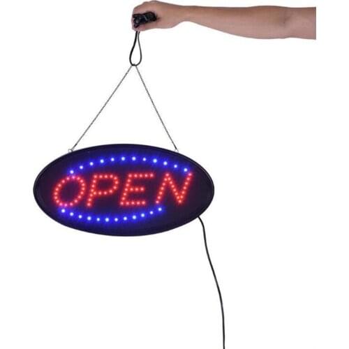 Multi-color Hanging Tag Decorative Advertising Lights "OPEN" Letter Print LED Light Business Lighting Decoration Lamp Neon Sign
