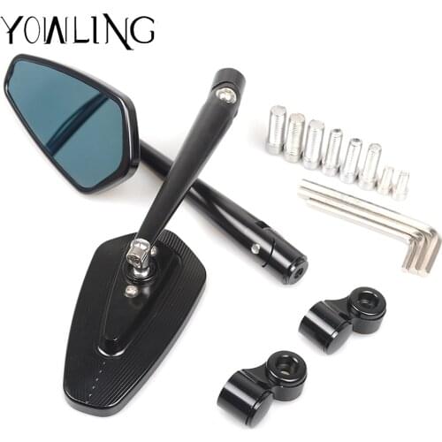 Moto Rearview Scooter Mirrors Motorbike Side Mirror Motorcycle Handlebar Rearview Mirror FOR YAMAHA TMAX 500/530 TENERE 700 mt10