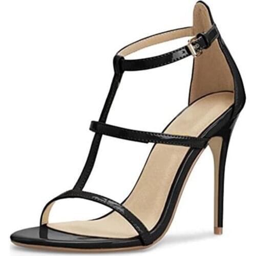 SHOFOO shoes.Fashion womens sandals, about 11cm high heel womens shoes. Party shoes. Summer womens shoes. SIZE:34-45