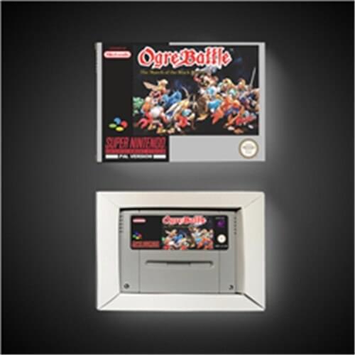 Ogre Battle - The March of the Black Queen - EUR Version RPG Game Card Battery Save With Retail Box