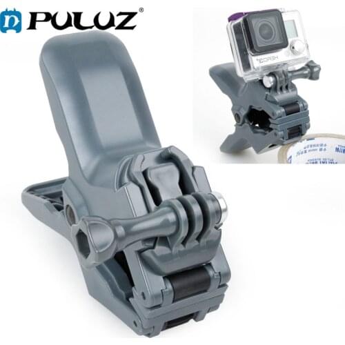 PULUZ Jaws Flex Clamp Mount with Buckle & Thumb Screw for GoPro, Other Sport Cameras