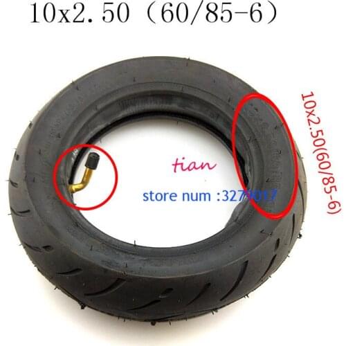 Super quality wearable 10x2.50 (60/85-6) wheel tire tube tyre for 10 inch Pneumatic Tire Electric Scooter Balancing Hoverboard