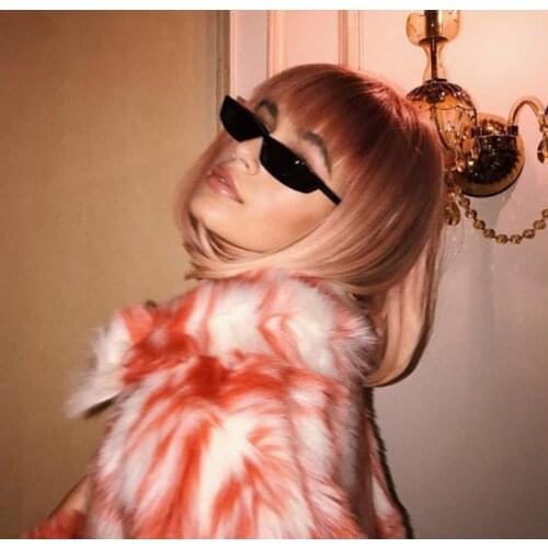 Vintage Rectangle Sunglasses Brand Small Frame Sun Glasses Retro Eyewear Narrow Glasses UV400 For Women Driver Goggles